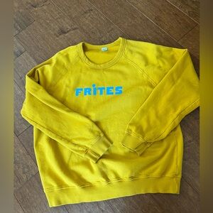 Clare V Frites Sweatshirt XL
